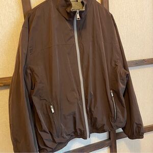 Weatherproof Jacket XL Brown Peach Touch windbreaker full zip coat Warm wind